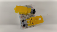 Unsoldered Geared Yellow DC motor