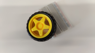 Yellow wheels (for DC Motor different mount)