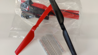 Assorted Black and Red 6 inch prop 2mm shaft